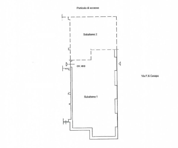 locale commerciale in vendita a Serra Riccò in zona Serra