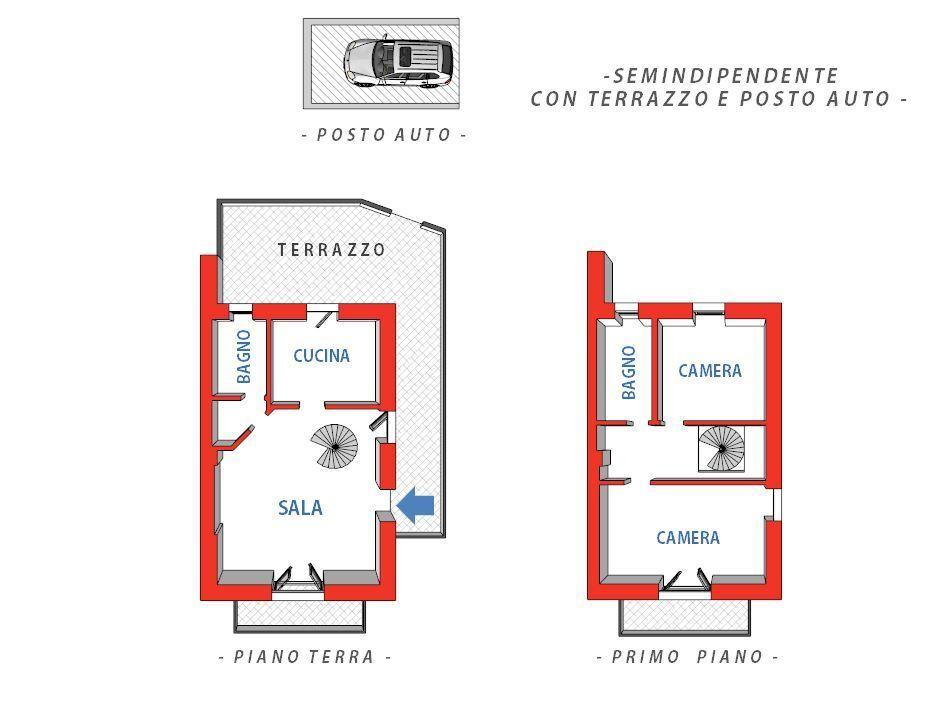 casa semindipendente in vendita a Torriglia