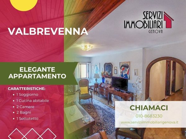 appartamento in vendita a Valbrevenna