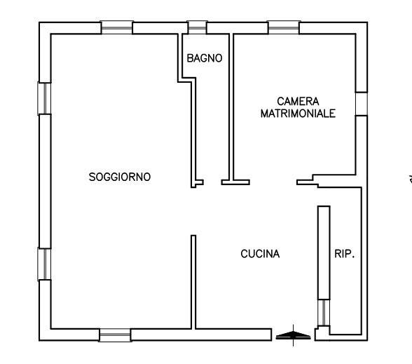 appartamento in vendita a Valbrevenna