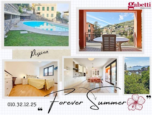 appartamento in vendita a Zoagli