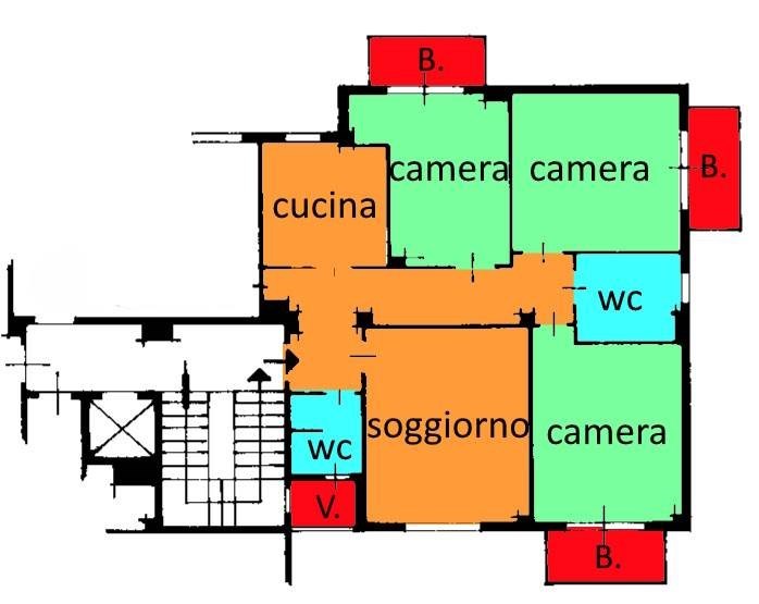 appartamento in vendita ad Arcola in zona Ressora