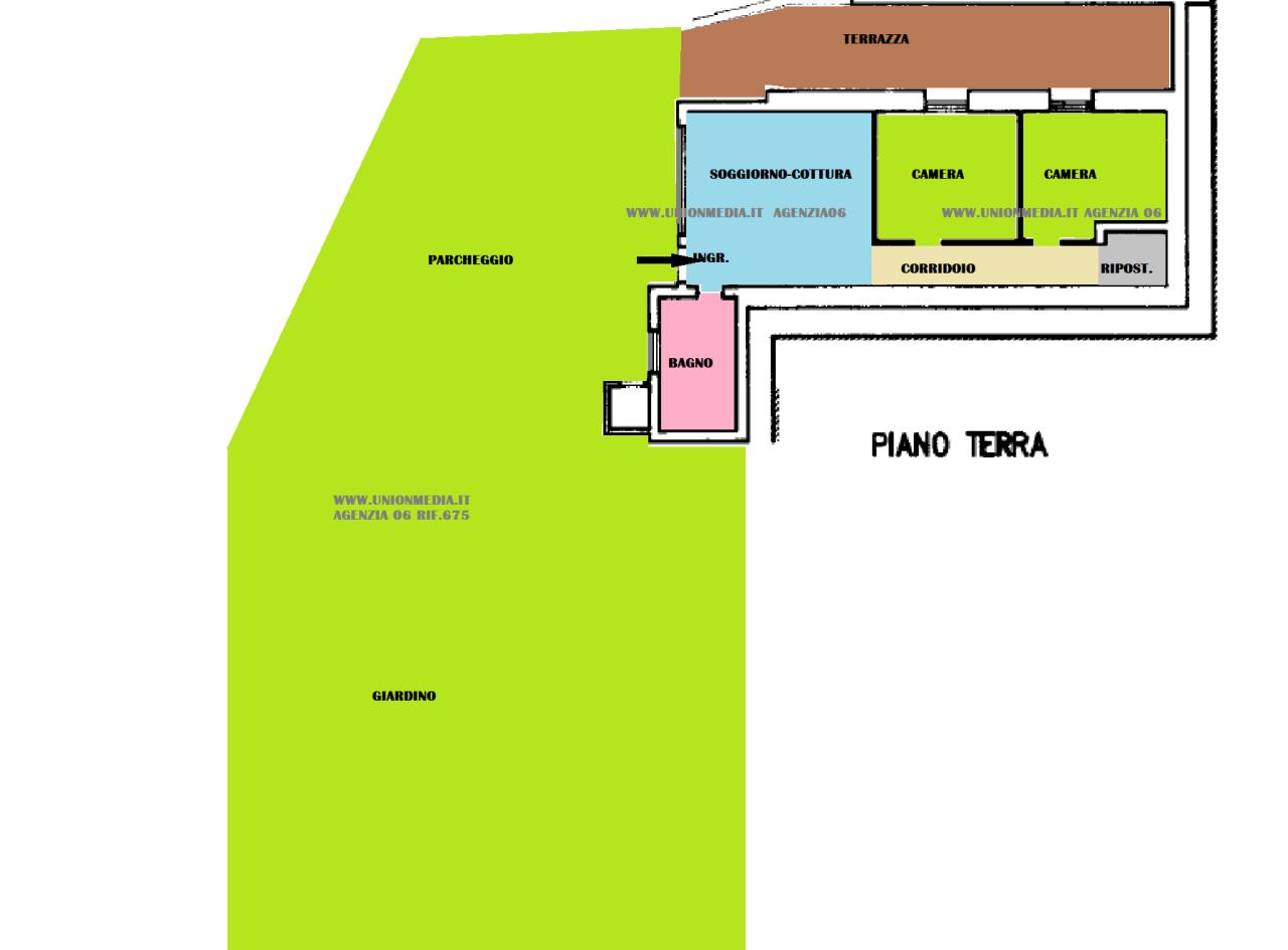 appartamento in vendita ad Arcola in zona Baccano