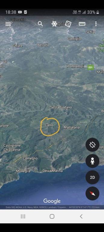 terreno agricolo in vendita a Carro