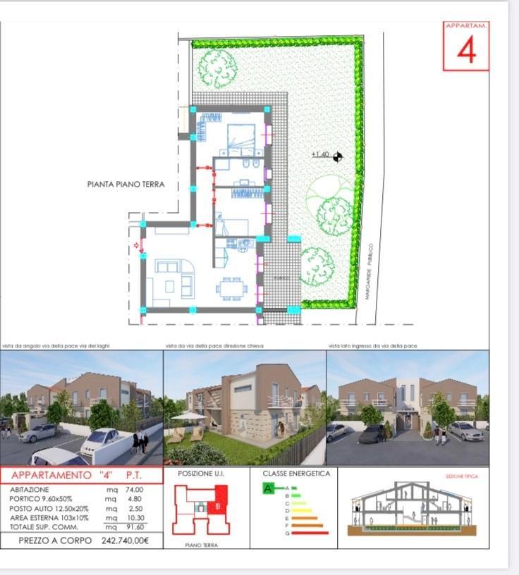 appartamento in vendita a Castelnuovo Magra in zona Molicciara