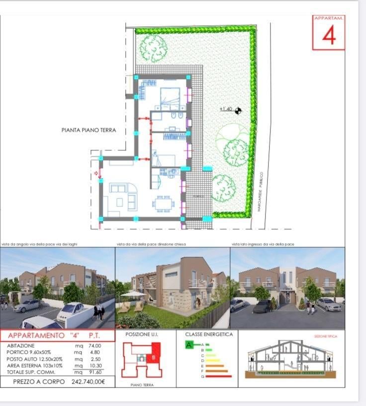 appartamento in vendita a Castelnuovo Magra in zona Molicciara