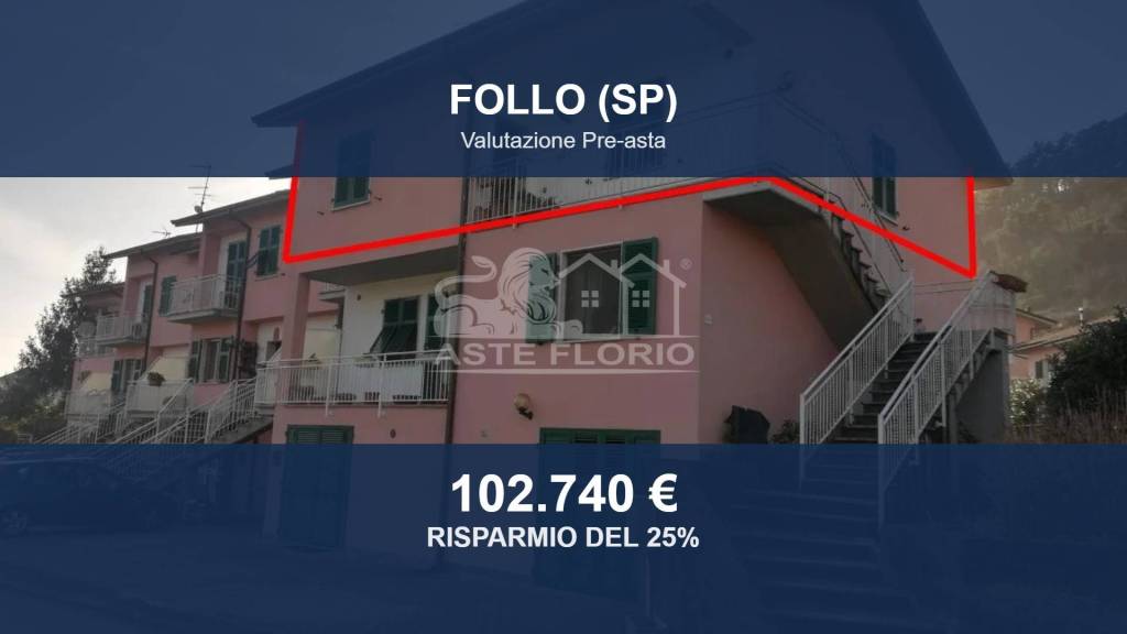 appartamento in vendita a Follo in zona Piana Battolla