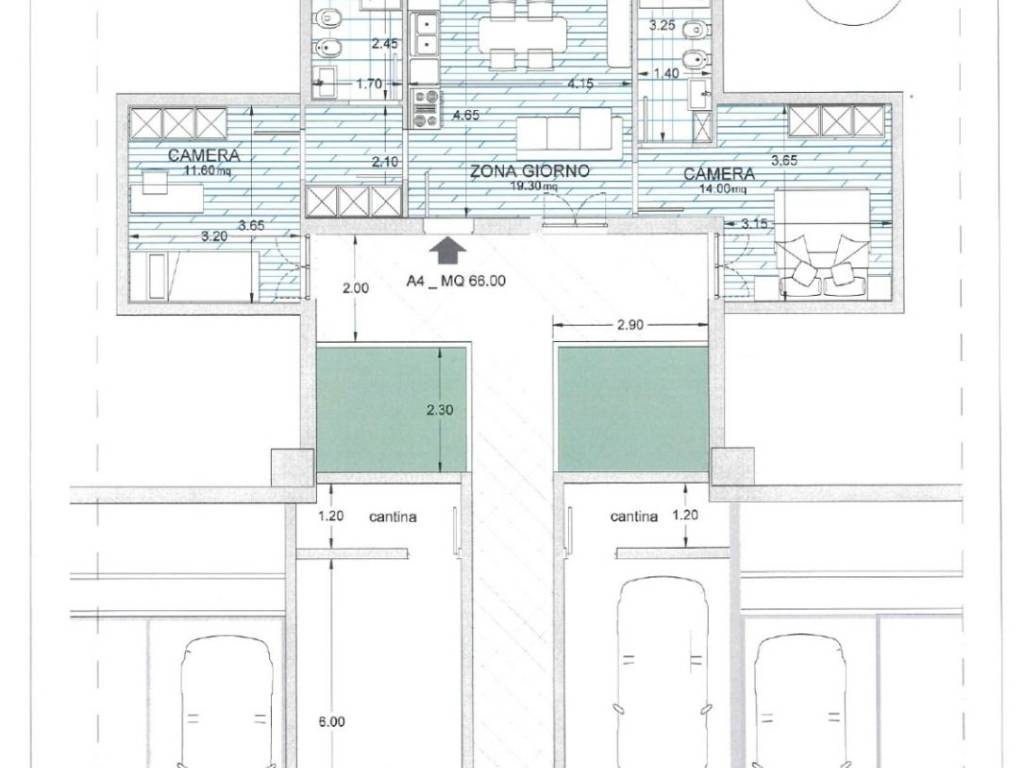 appartamento in vendita a La Spezia in zona Canaletto / Buonviaggio / Migliarina
