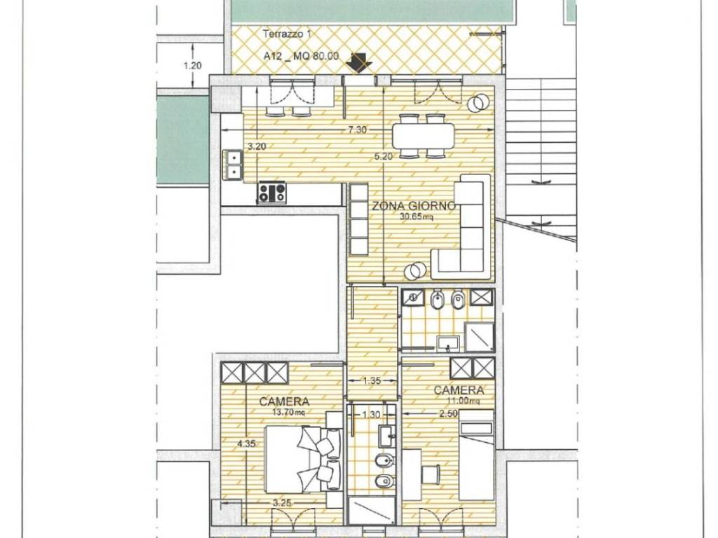 appartamento in vendita a La Spezia in zona Canaletto / Buonviaggio / Migliarina