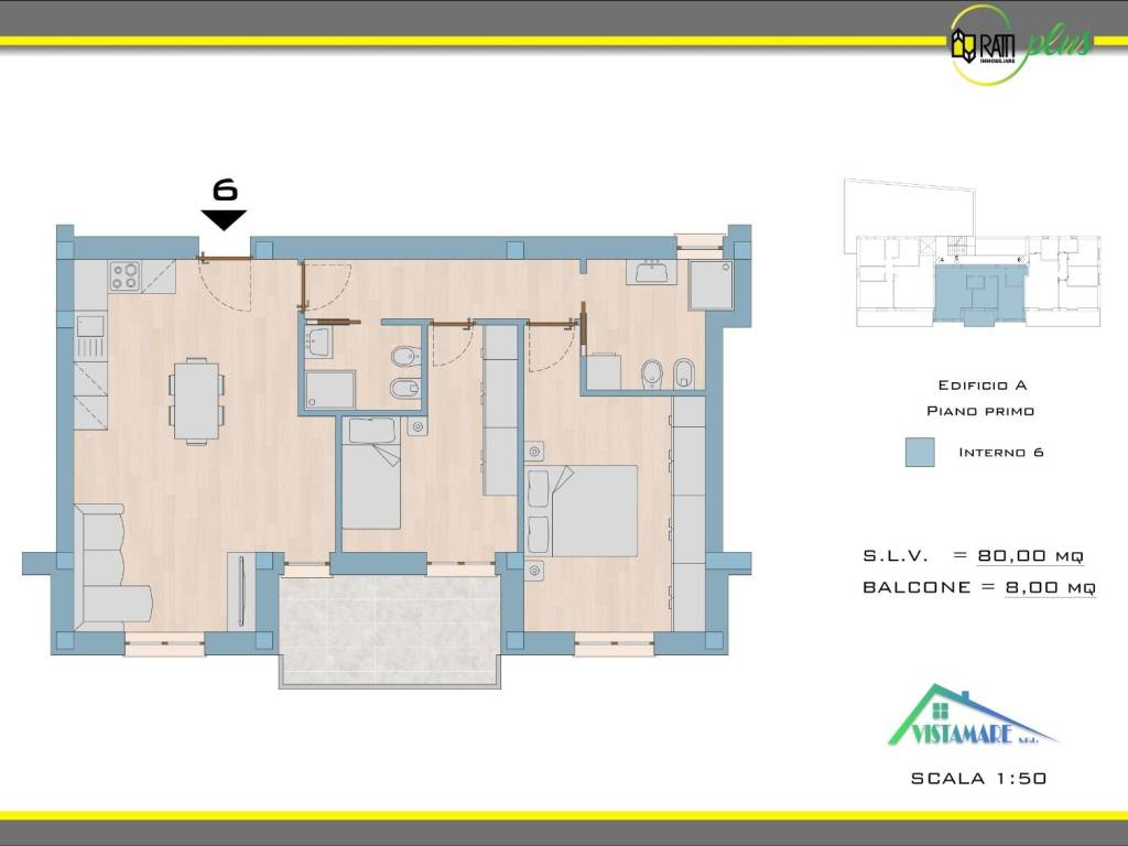 appartamento in vendita a La Spezia in zona Fossamastra