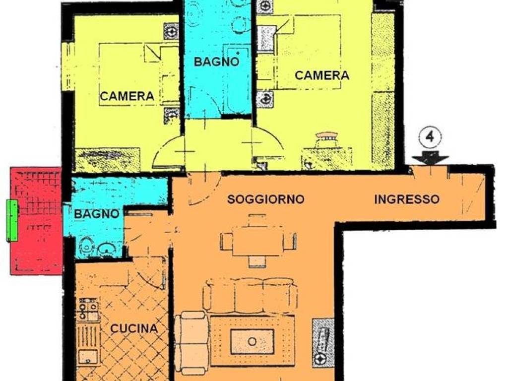 appartamento in vendita a La Spezia in zona Valdellora