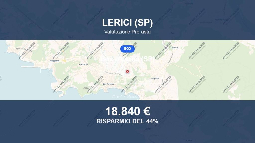 box auto in vendita a Lerici in zona San Terenzo
