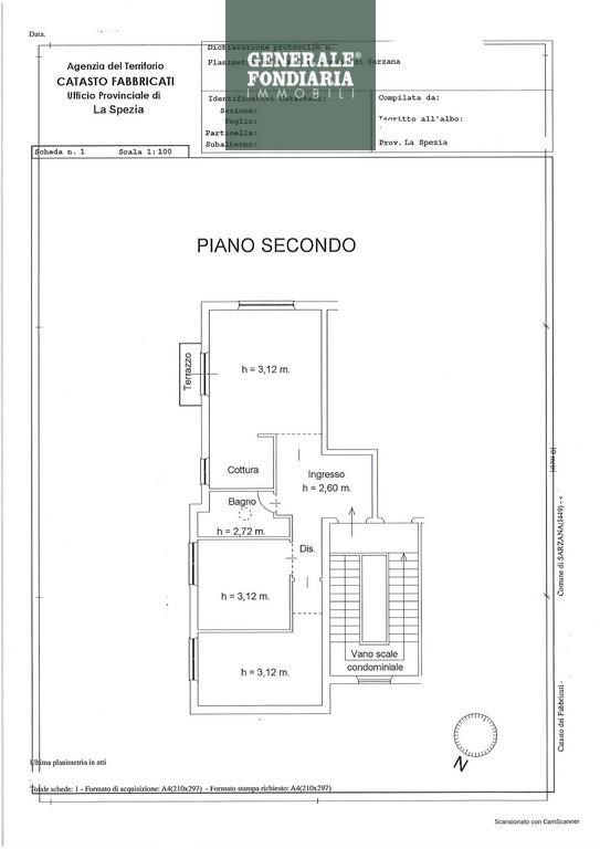 appartamento in vendita a Sarzana