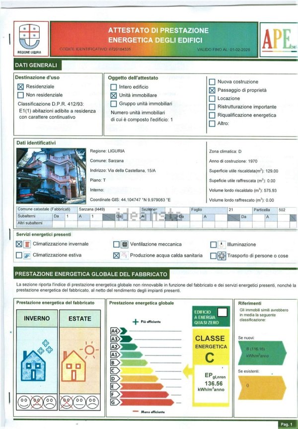 casa indipendente in vendita a Sarzana