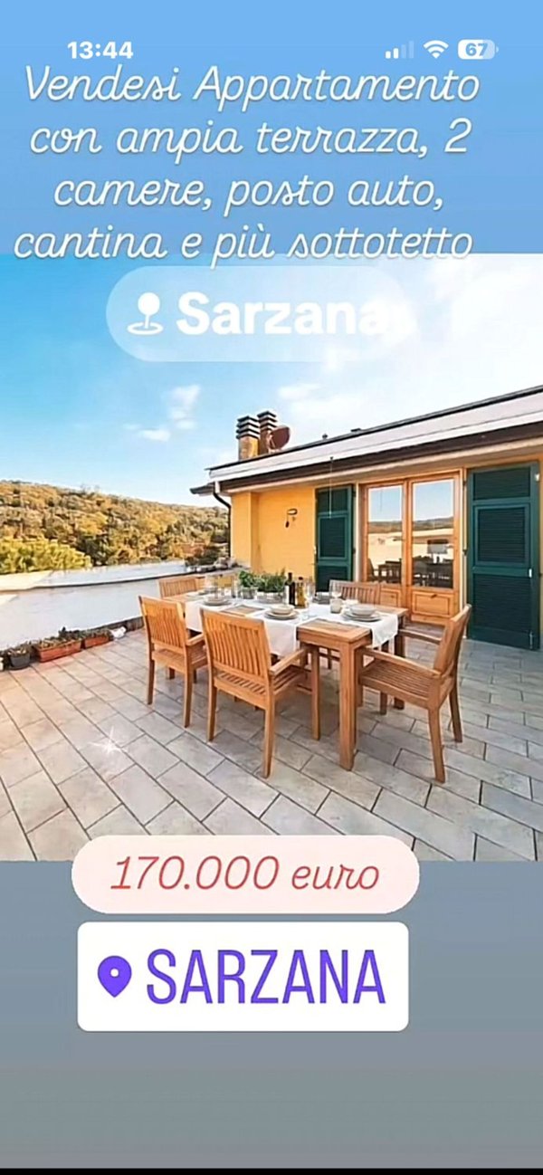 appartamento in vendita a Sarzana