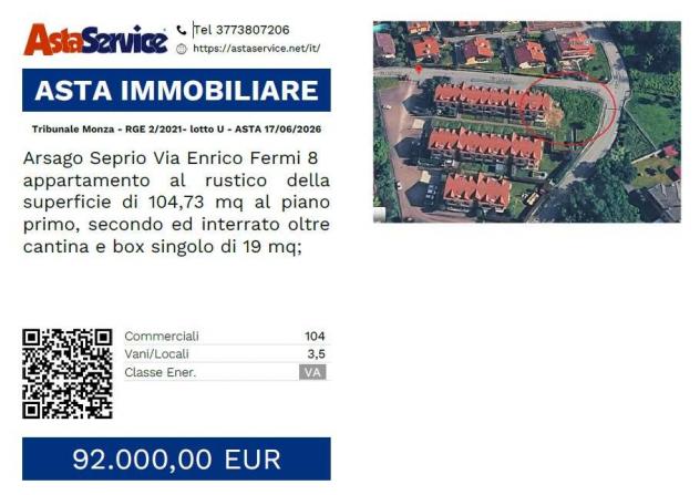 appartamento in vendita ad Arsago Seprio