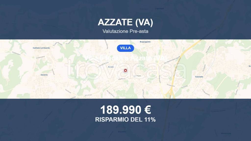 casa indipendente in vendita ad Azzate in zona Castello