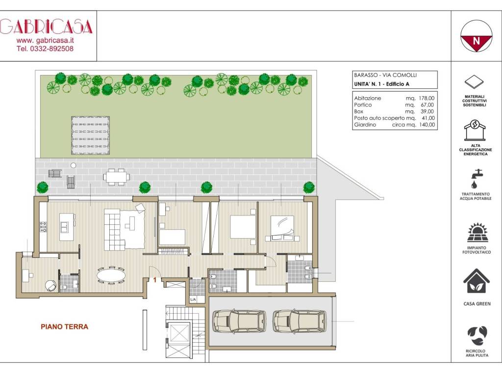 appartamento in vendita a Barasso