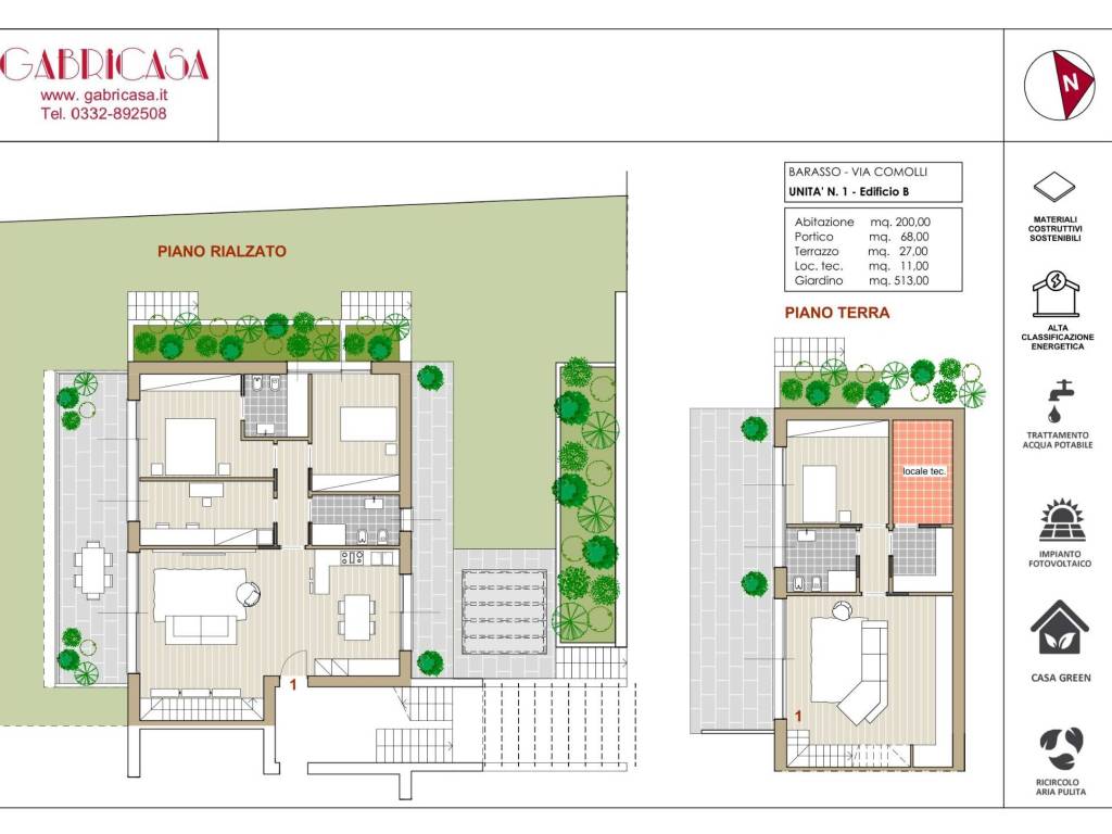appartamento in vendita a Barasso