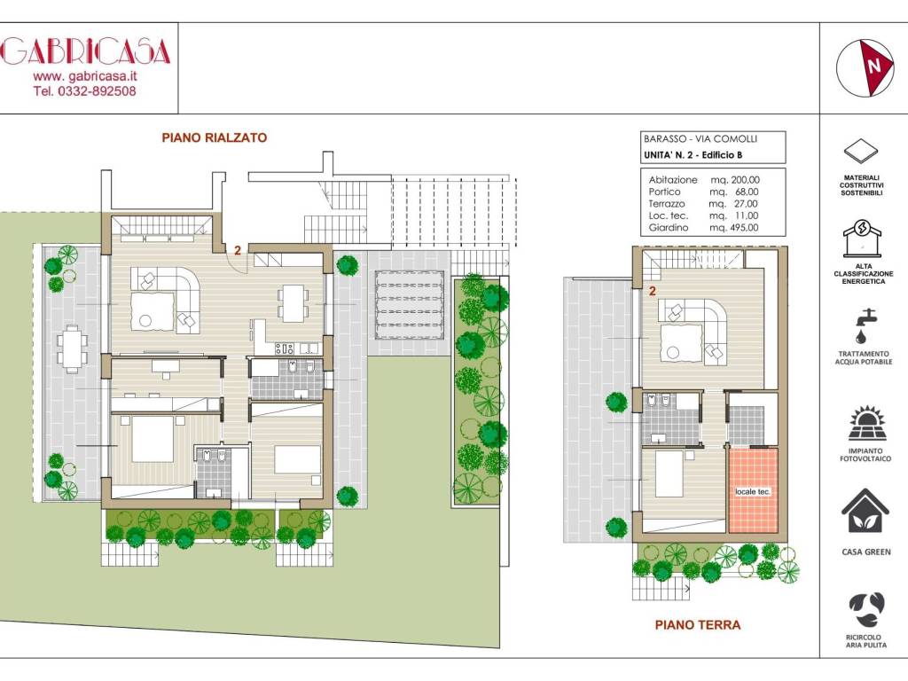 appartamento in vendita a Barasso