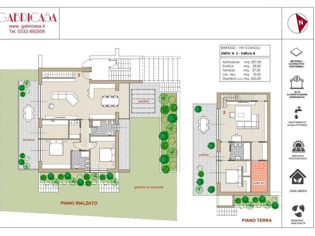 appartamento in vendita a Barasso