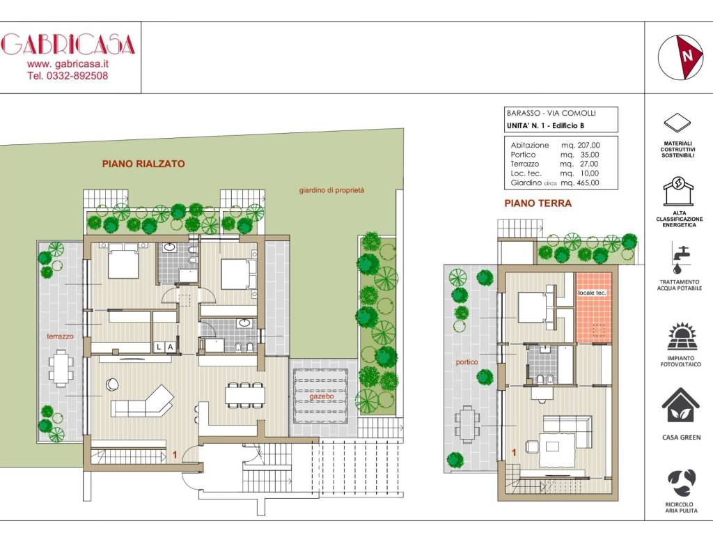 appartamento in vendita a Barasso