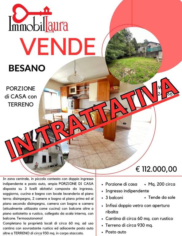 casa indipendente in vendita a Besano