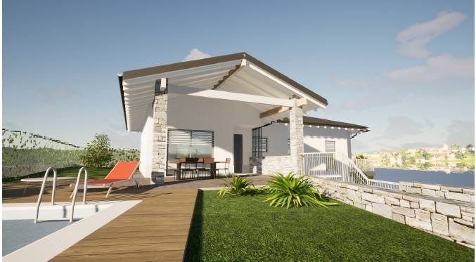 casa indipendente in vendita a Brezzo di Bedero in zona Bedero