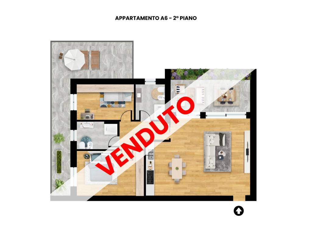 appartamento in vendita a Busto Arsizio