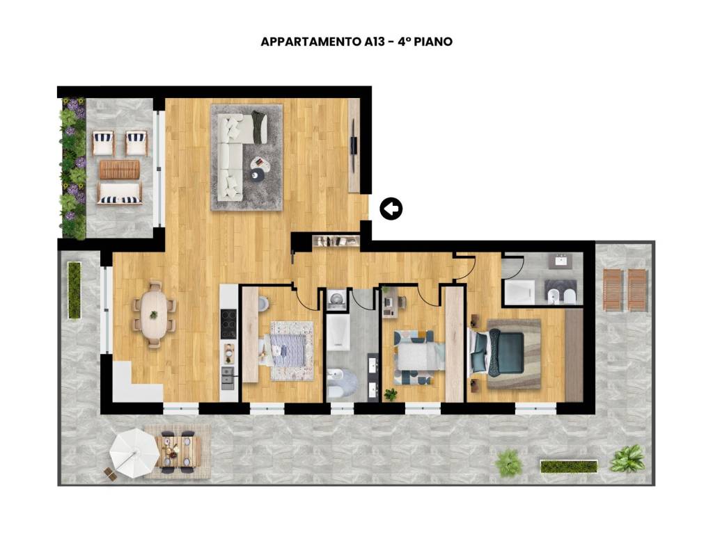 appartamento in vendita a Busto Arsizio
