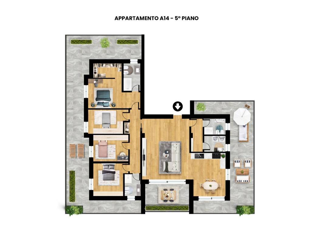 appartamento in vendita a Busto Arsizio