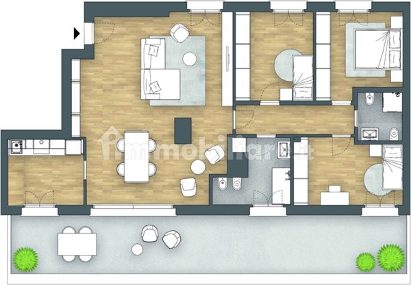 appartamento in vendita a Busto Arsizio