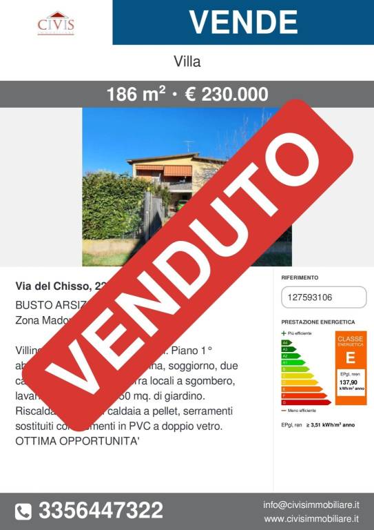 casa indipendente in vendita a Busto Arsizio