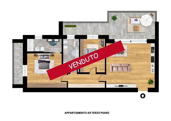 appartamento in vendita a Busto Arsizio