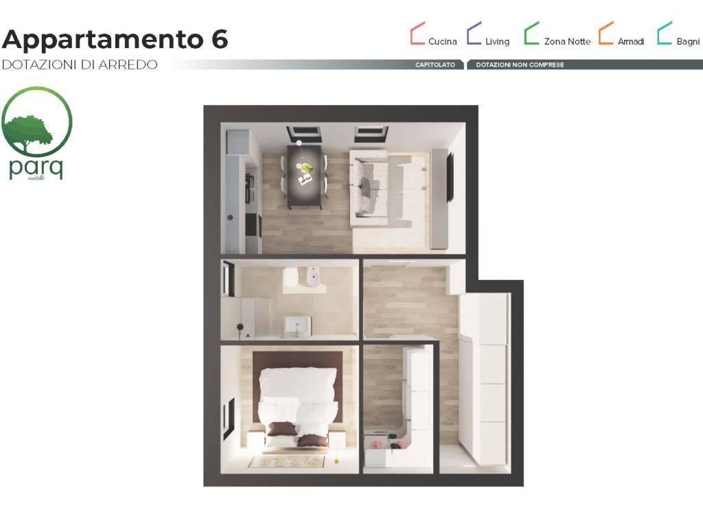 appartamento in vendita a Cantello