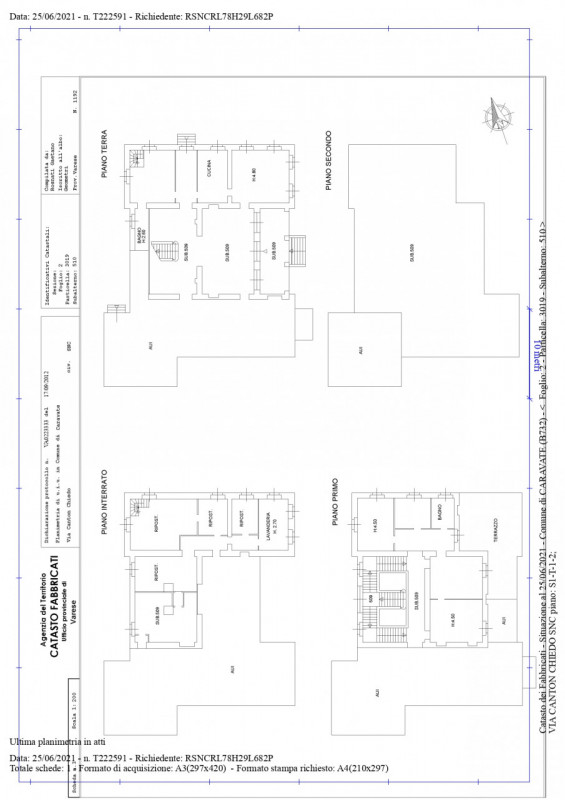 casa indipendente in vendita a Caravate in zona Canton Chiedo