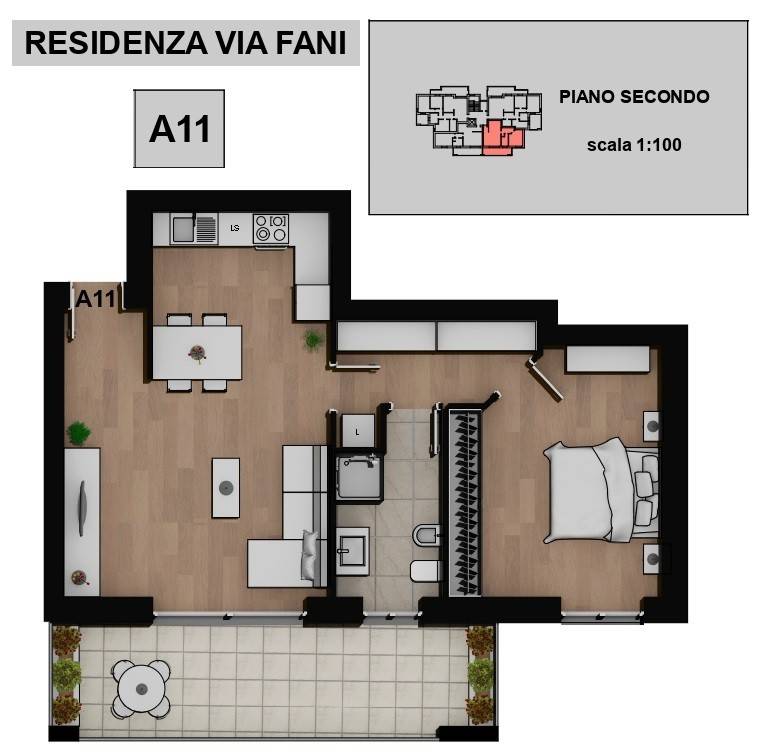 appartamento in vendita a Caronno Pertusella