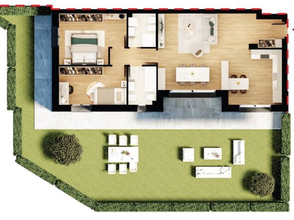 appartamento in vendita a Caronno Pertusella