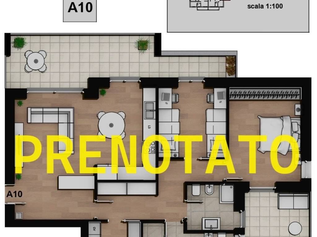 appartamento in vendita a Caronno Pertusella