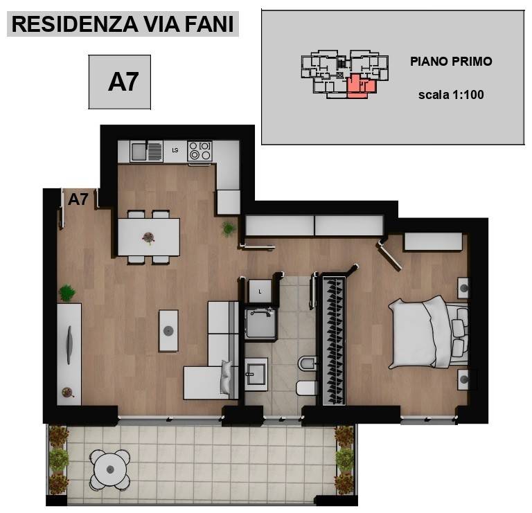 appartamento in vendita a Caronno Pertusella
