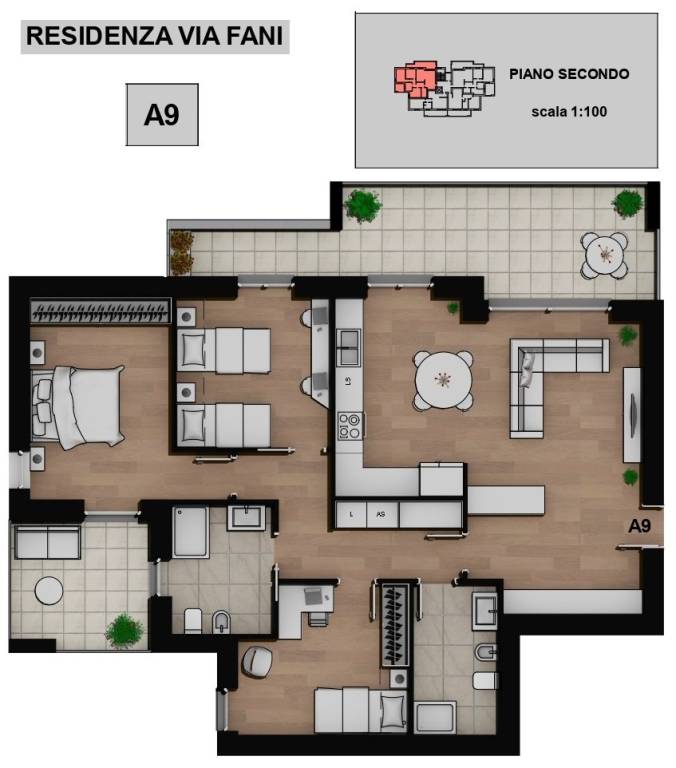 appartamento in vendita a Caronno Pertusella