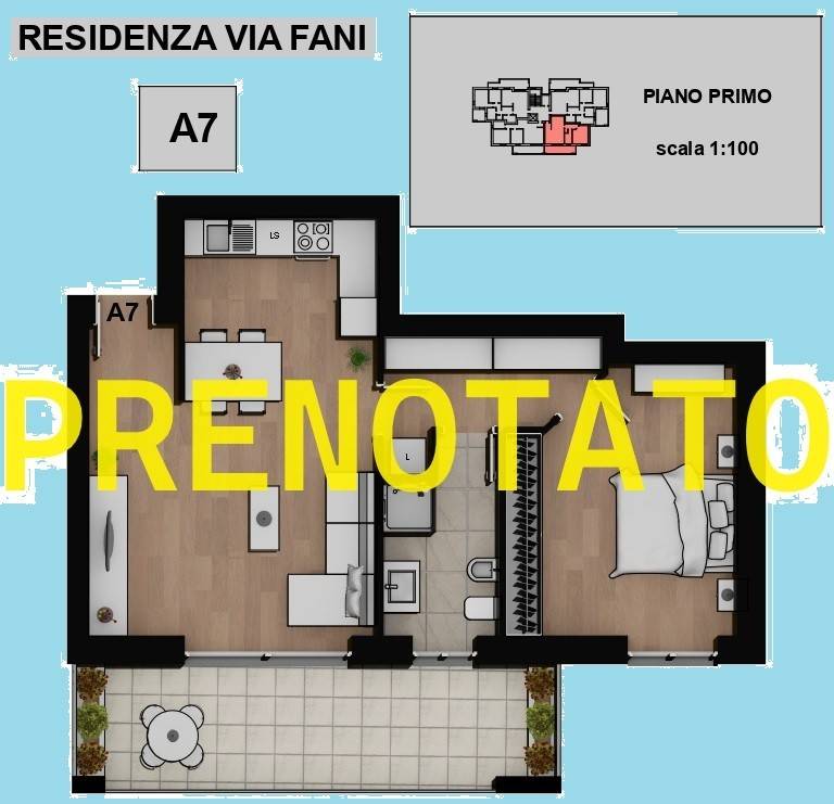 appartamento in vendita a Caronno Pertusella
