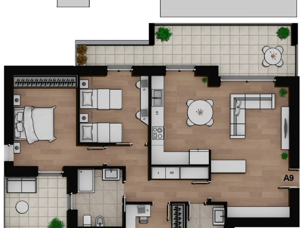 appartamento in vendita a Caronno Pertusella