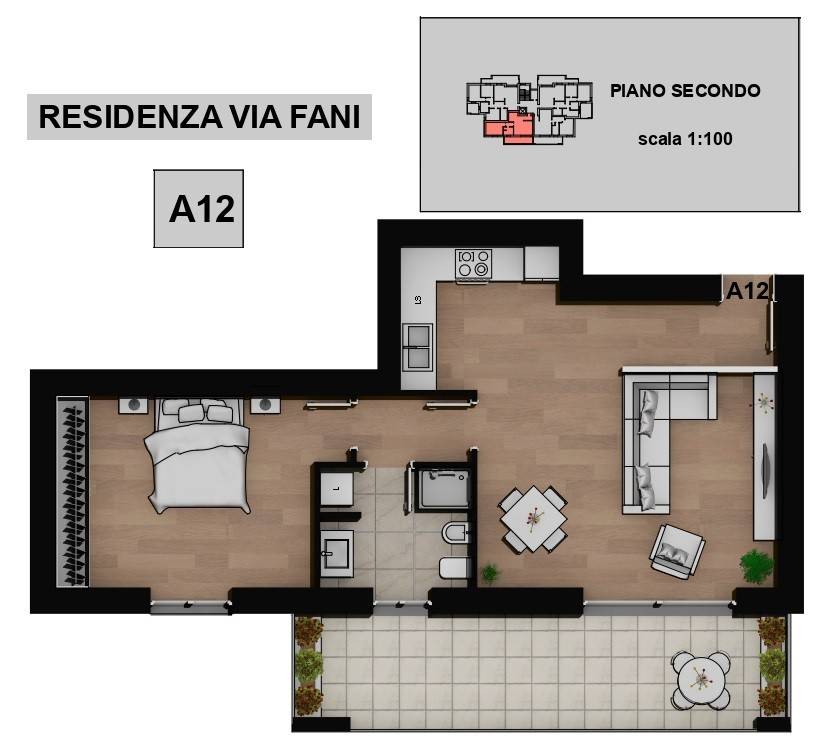 appartamento in vendita a Caronno Pertusella