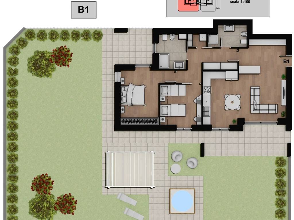 appartamento in vendita a Caronno Pertusella