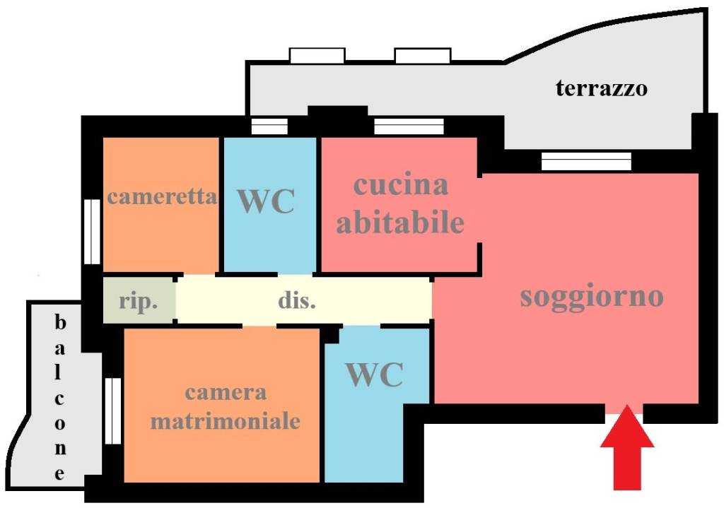 appartamento in vendita a Caronno Pertusella