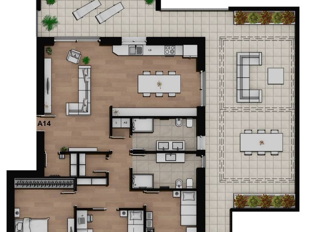 appartamento in vendita a Caronno Pertusella