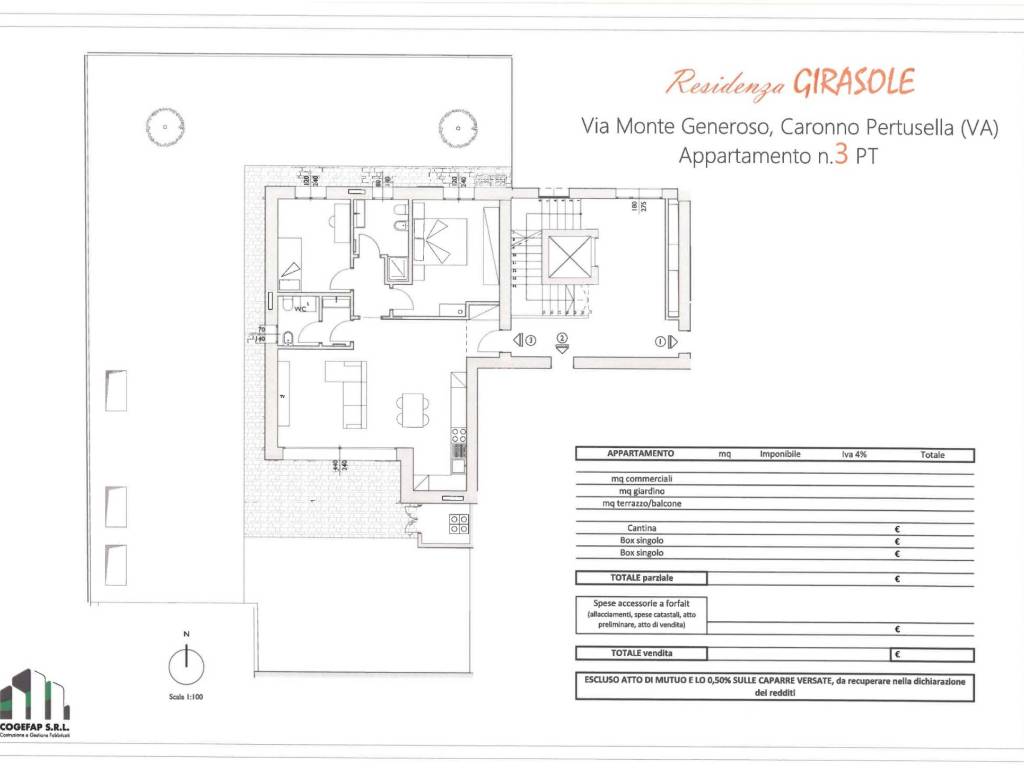 appartamento in vendita a Caronno Pertusella