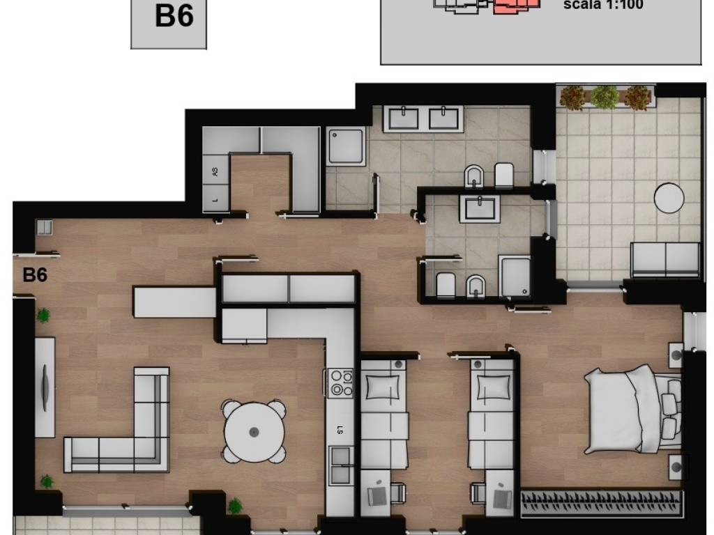 appartamento in vendita a Caronno Pertusella