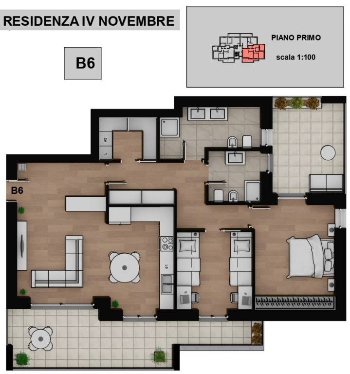 appartamento in vendita a Caronno Pertusella